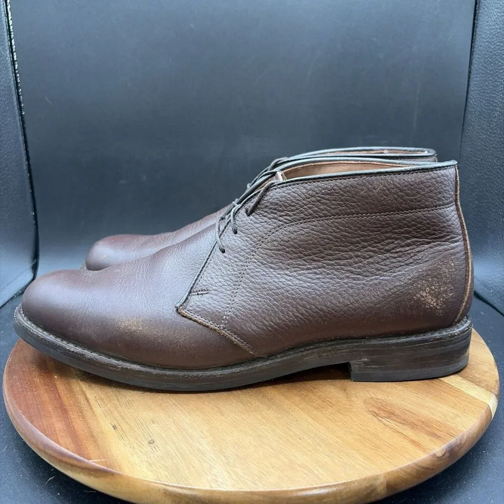 Allen Edmonds Malvern Chukka Boots Mens Size 10 D Brown Grain 9181